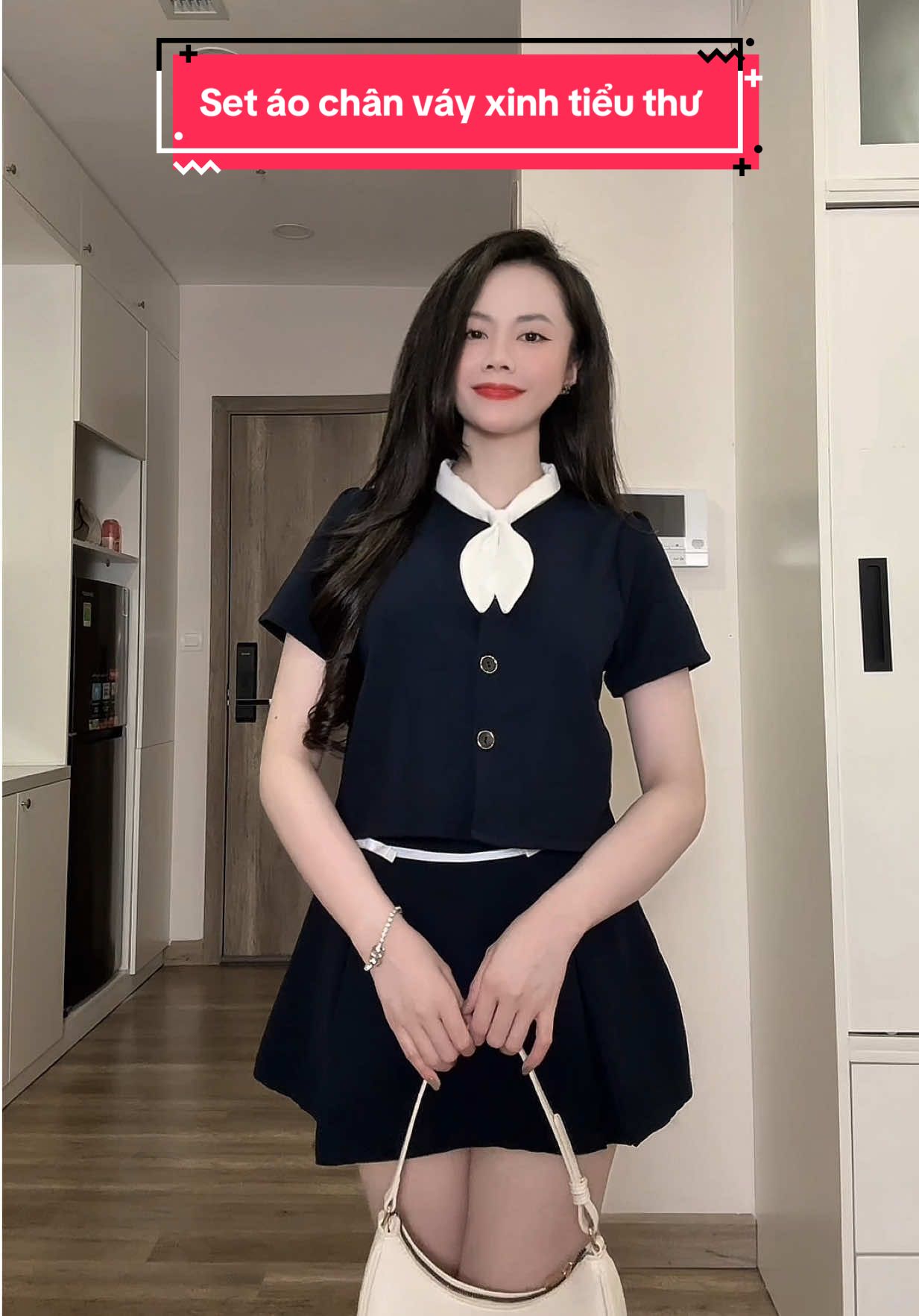 Chiếc set vừa xinh vừa trẻ trung, tone màu xanh sáng da nữa ý #setdoxinh #settieuthu #setxinh #hottrend #thoitrangnu 