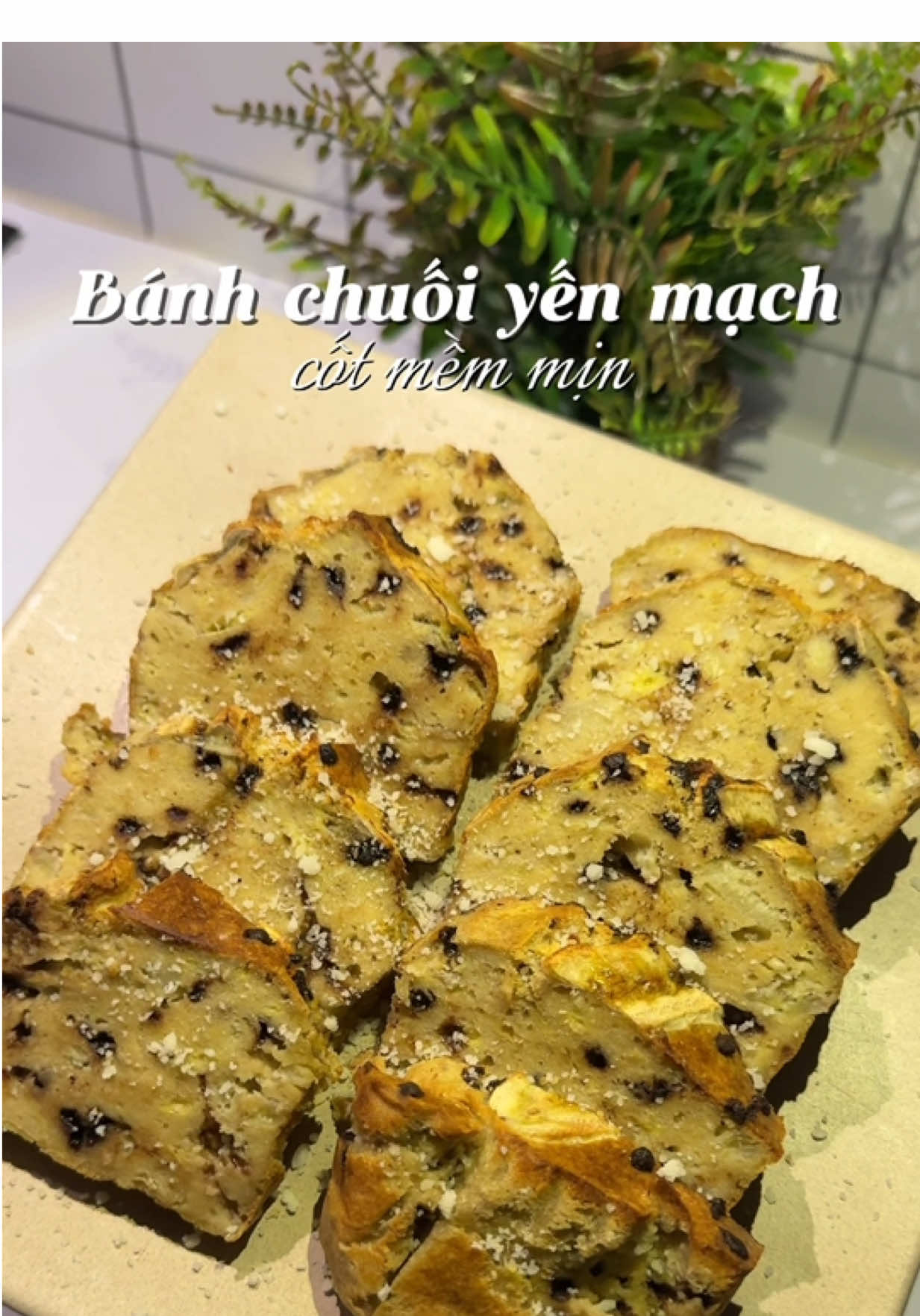 Bánh chuối healthy phiên bản nâng cấp nha cả nhà🫶🥰 #healthyfood #banhchuoiyenmach #banhhealthy 