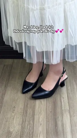 Chị em làm công sở mang đôi này hàng ngày thì thoải mái mà vẫn sang lắm nha #review #giaydepnu #giaydepxinh #giaycaogot 