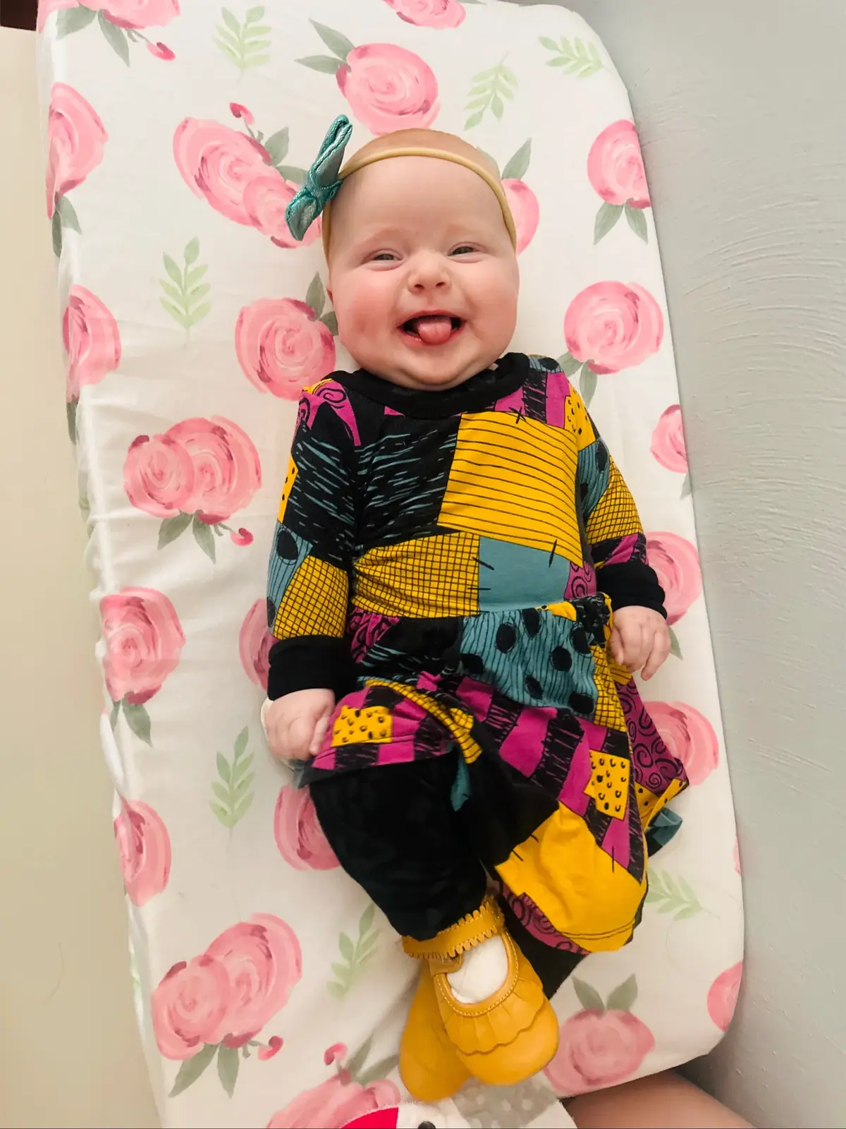 My perfectly “stitched” baby girl ❤️ #thisishalloween #singlemamalife #lynchburgva #nightmarebeforechristmas 