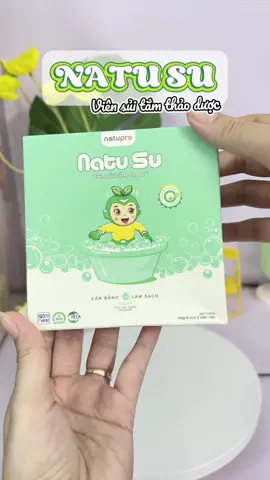 viên sủi tắm thảo dược cho bé #natupro #natusu #viensuitamnatusu 