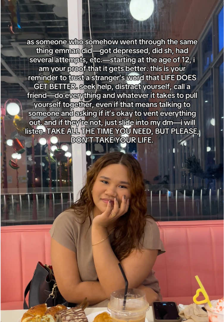 i still cannot believe she’s gone. feels like i lost a close friend. i’m grieving. rest easy, emman.  check on your loved ones, people—even the happiest ones. you never know what they’re going through. #mentalhealthmatters #MentalHealth #MentalHealthAwareness 