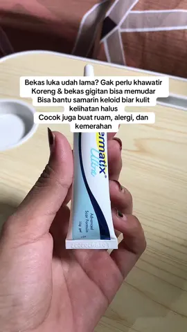 Kulit bermasalah? Tenang aja biarin krim ini bantu nenangin dan samarkan bekasnya 🩹 #dermatixultra #bekaslukahilang #bekasluka #keloid #fyppppppppppppppppppppppp 