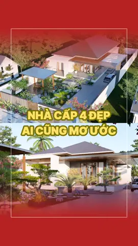 Nhà cấp 4 3 phòng ngủ đẹp. #nhacap4 #nhavuon #thietkenoithat #xaydung #gonic 