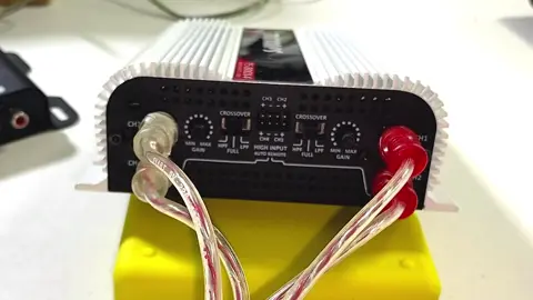 como utilizar o cabo y no módulo amplificador corretamente