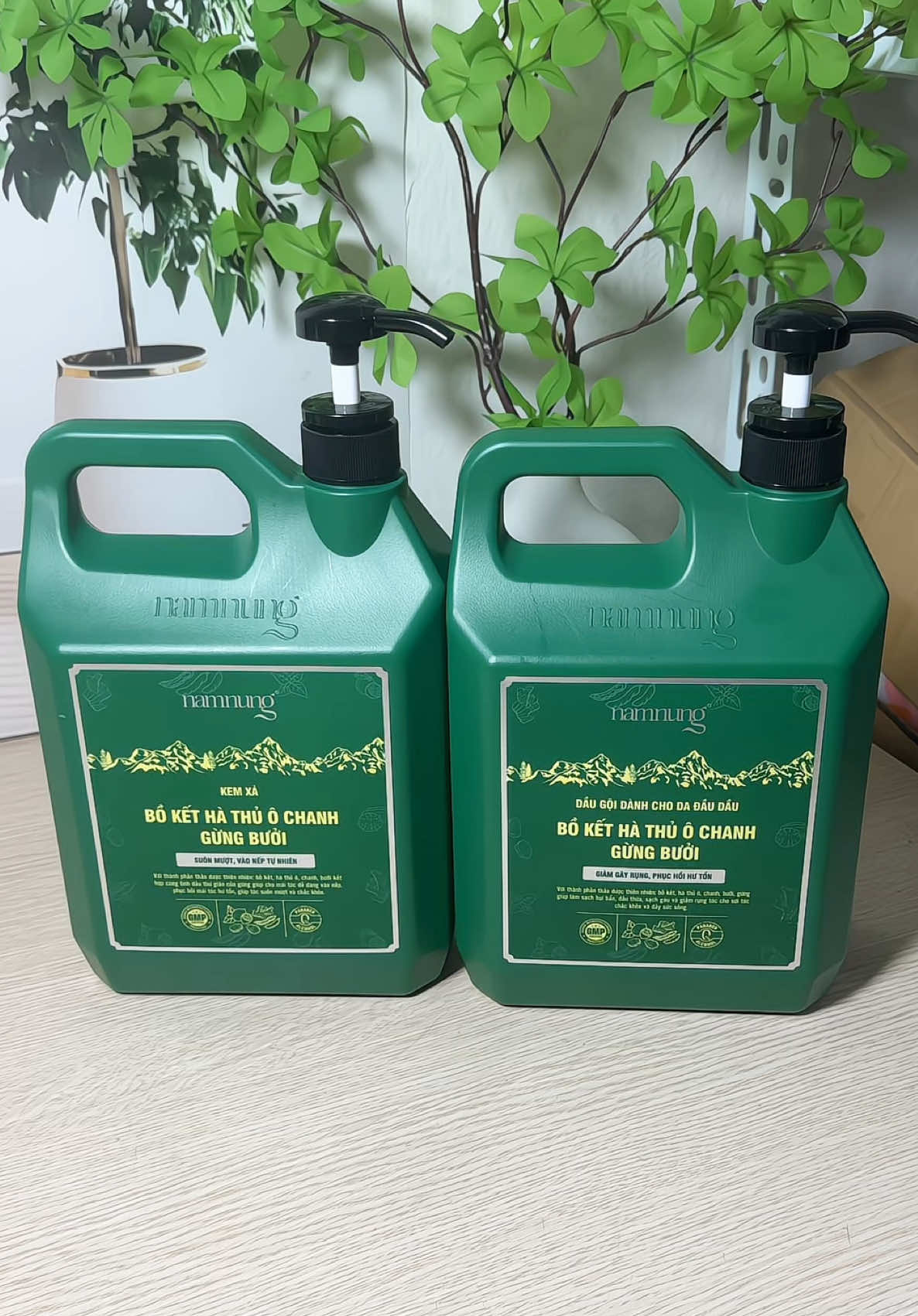 Dầu gội thảo dược namnung #namnung #daugoithaoduoc #daugoi #review #xuhuong 