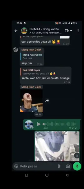 Baraya BRINKA 🔥 This is ojol grup wa yg kuat dengan solidaritas, bukan komunitas ☺ #ojolbandung #gojekbandung #driverojol #ojoltiktok 