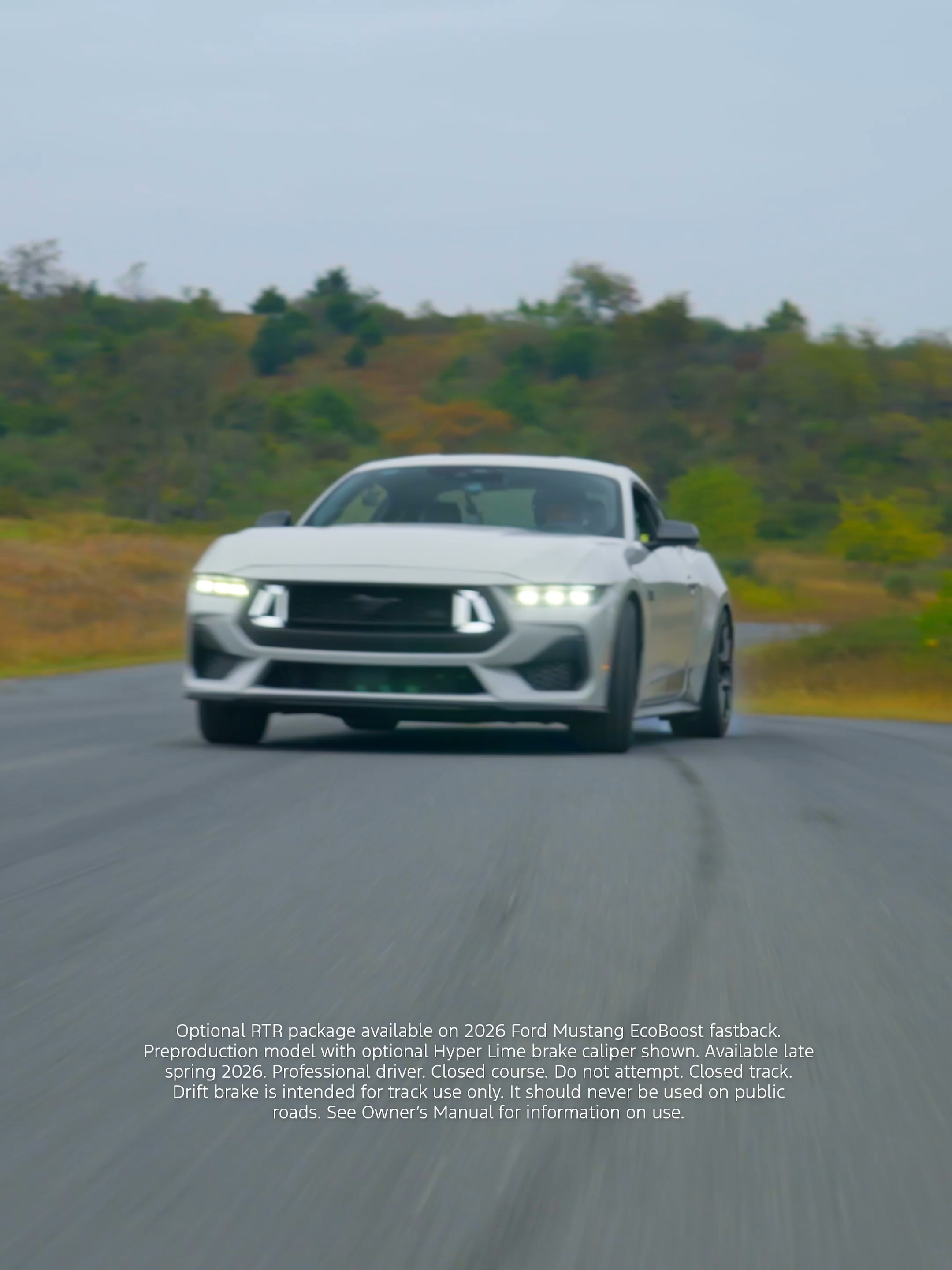 Picture this: you behind the wheel of the Mustang RTR