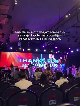 teman2 percaya deh kekuatan doa di jam 3 subuh itu nyata bgt, gpp deh paginya mata jadi bengkak asal bebannya udah di ambil alih sama Tuhan Yesus.