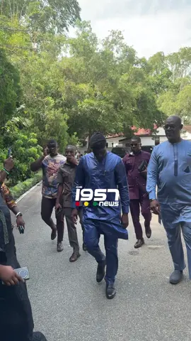 LIVE | Education Minister Haruna Iddrisu arrives at the residence of the late former First Lady, Konadu Agyeman-Rawlings, to commiserate with the bereaved family. #The1957News #firstlady #funeral 