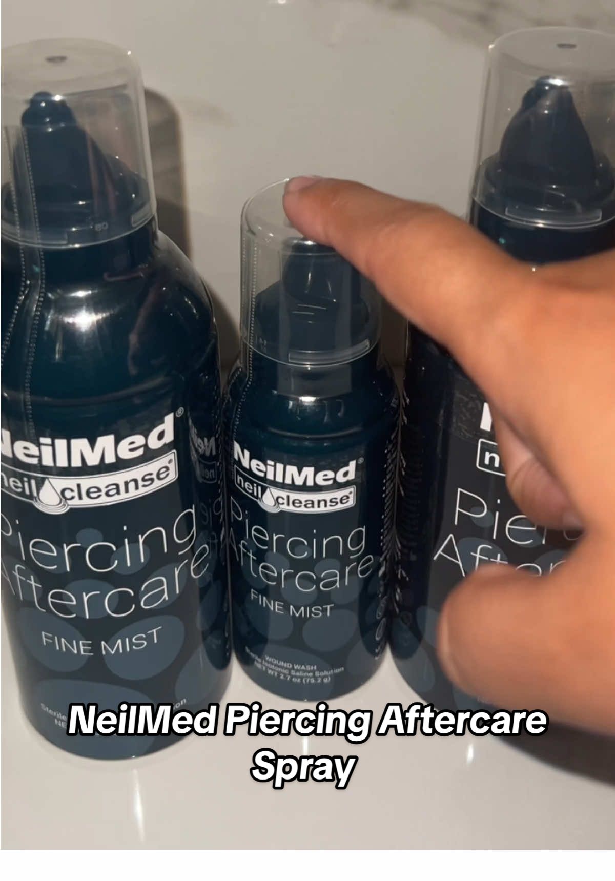 Replying to @Lyssalaane how I take care of my piercings and new piercings #neilmed #neilmedpiercingaftercare #piercings #piercingaftercare #piercingtips 