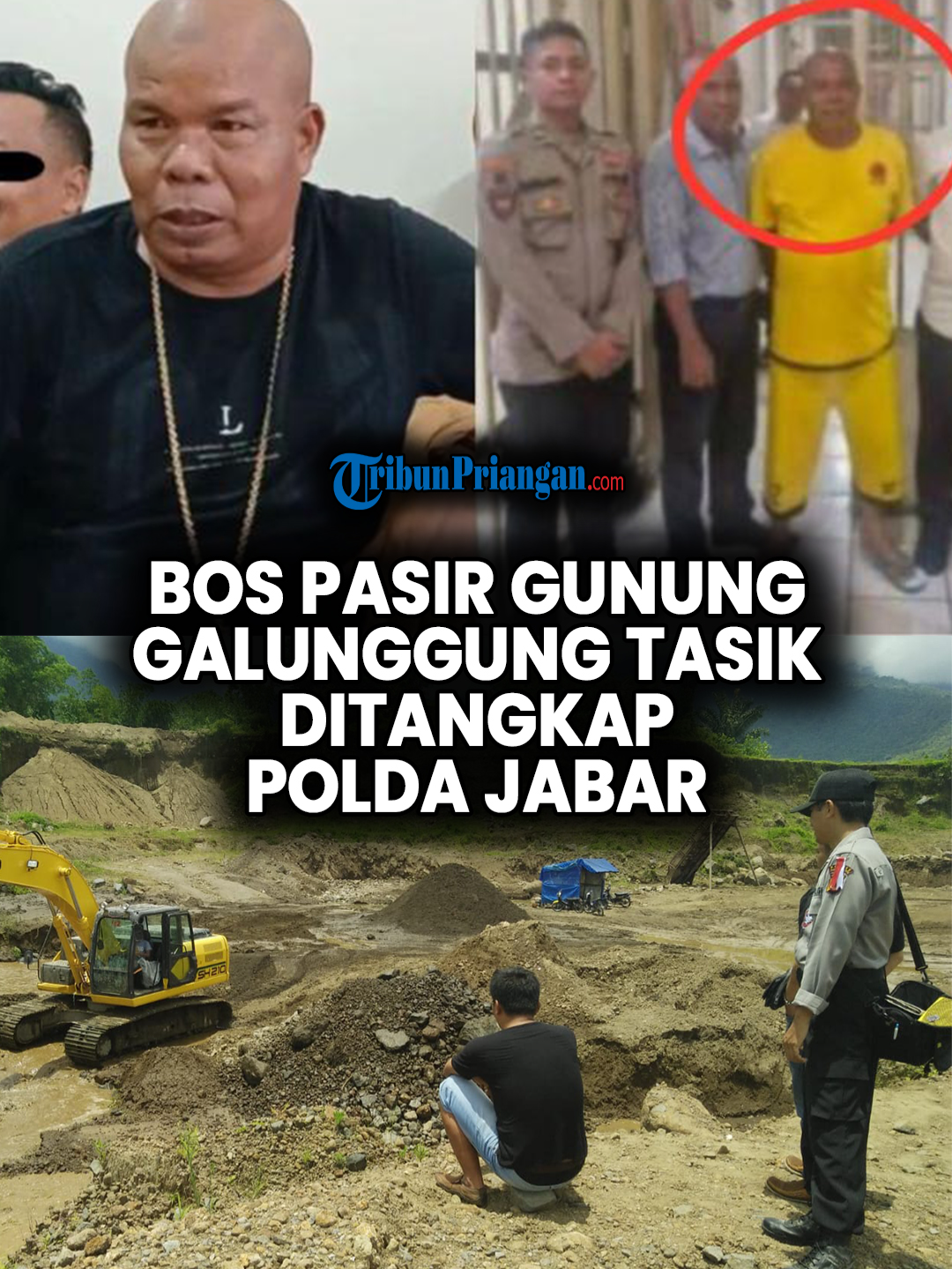 Bos Pasir Galunggung Endang Juta Ditangkap Polda Jabar, Sempat Dirilis pada Juni Lalu TRIBUNPRIANGAN.COM - Beredar foto bos pasir Galunggung, Endang Abdul Malik atau yang dikenal dengan nama Endang Juta, tampak mengenakan baju tahanan bersama beberapa anggota polisi dengan latar sel penjara. Kabid Humas Polda Jabar, Kombes Hendra Rochmawan membenarkan terkait penangkapan pengusaha tambang pasir asal Galunggung, Kabupaten Tasikmalaya tersebut. Hendra menambahkan, penangkapan Endang Juta dilakukan oleh Direktorat Reserse Kriminal Khusus Polda Jabar. Endang pun sudah ditetapkan sebagai tersangka dalam kasus tambang ilegal di wilayah Tasikmalaya, ucap Hendra melalui sambungan telepon pada Kamis (23/10/2025). Diketahui, penahanan Endang Juta ini merupakan hasil penyelidikan kasus tambang ilegal di wilayah Gunung Galunggung yang sudah berjalan beberapa waktu terakhir. Menurut Hendra, kasus tersebut pun akan dilimpahkan ke kejaksaan karena sudah tahap dua. Bahkan, Polda Jabar pun sempat merilis kasus penambangan ilegal ini pada Juni lalu. Tercatat, ada empat kasus tambang ilegal yang ditangani kepolisian, terdiri dari tiga kasus tambang pasir dan satu kasus tambang emas yang tak berizin atau melanggar ketentuan. (*) Jurnalis: Nandri Prilatama Prod. Video: Aldi M Perdana Ikuti juga informasi melalui akun media sosial dan website kami: Website: https://priangan.tribunnews.com/  Instagram: https://www.instagram.com/tribunpriangan Facebook: https://www.facebook.com/TribunPriangan Tiktok: https://www.tiktok.com/@tribunpriangan.com #EndangJuta #BosPasir #TambangIlegal #Galunggung #Tasikmalaya #PoldaJabar #GunungGalunggung #BeritaKriminal #PenangkapanTersangka