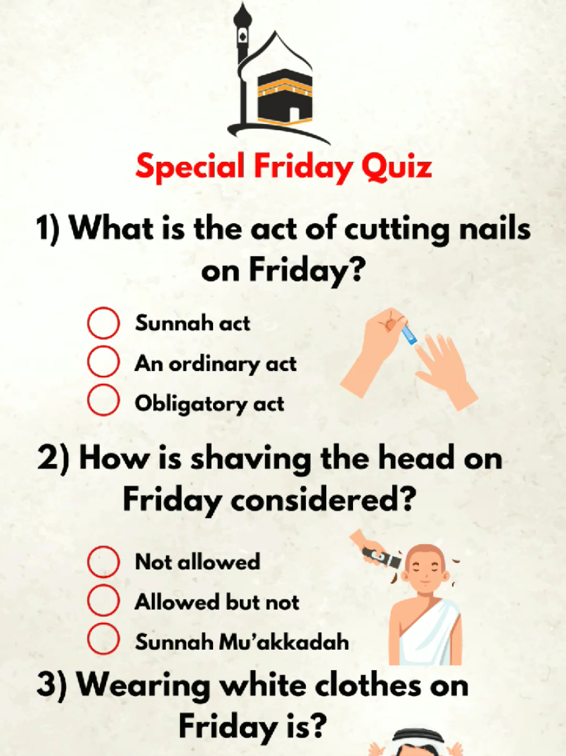Special Friday Quiz ☪️ #islamicquiz #islamic_video #quiztime #quiz #jumma 