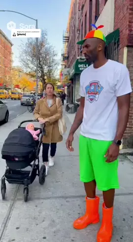 Replying to @sarkon Kobe crashing out on a lady again, this is real too #fyp #kobe #sora2 #trending #viral 