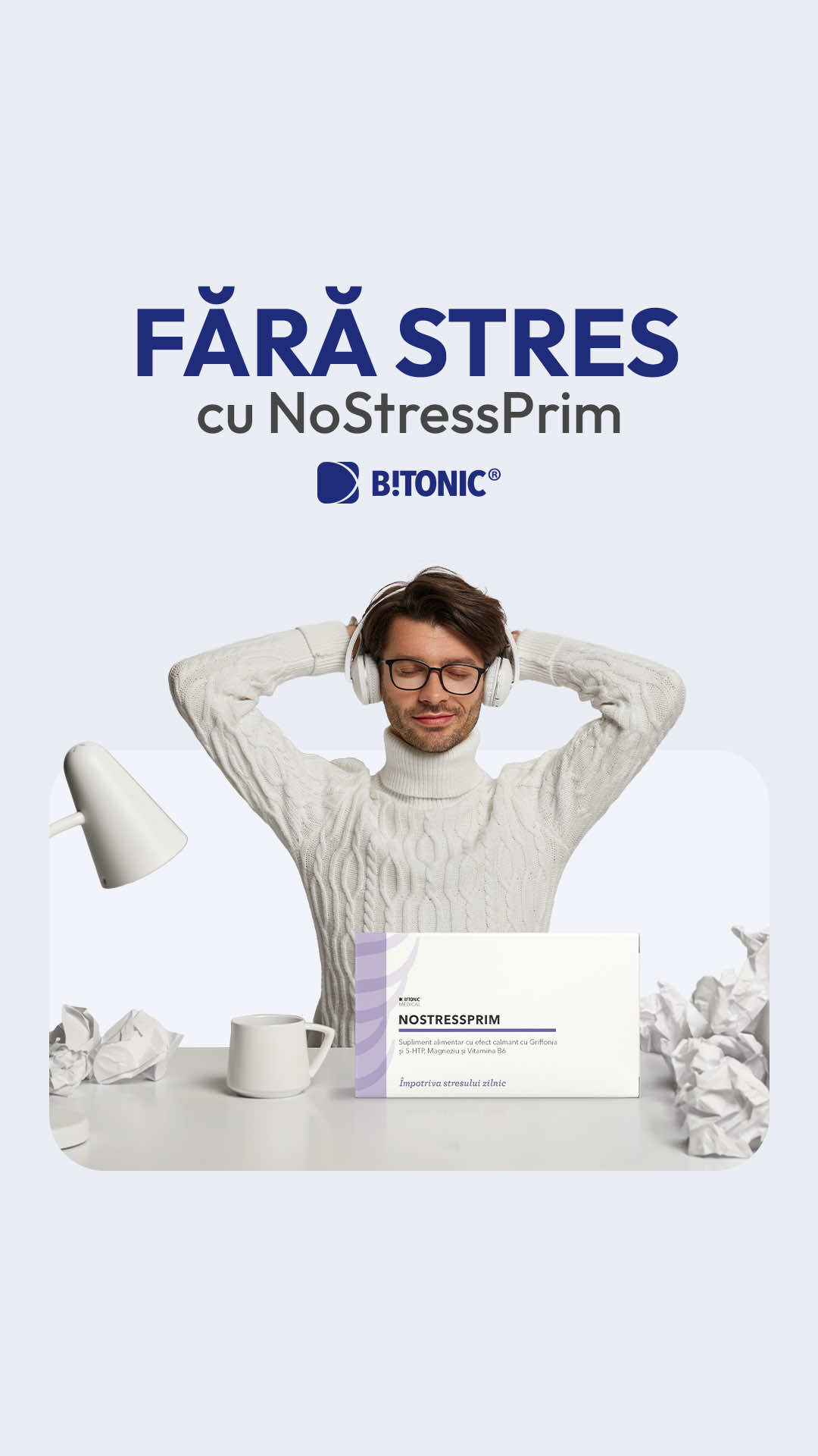 Te doboară stresul și anxietatea? N-ai chef de nimic?  👨‍⚕️Medicul nutriționist Sergiu Munteanu îți recomandă  Bitonic NoStressPrim, o formulă eficientă, cu Magneziu, Vitamina B6 și Fenilalalină. - reduce stresul și anxietatea - crește rezistența psihică și controlează apetitul - menține starea de bine și echilibrul emoțional ✅ Sigur. Testat.Performant. Disponibil la Farmacia Familiei Group și Dita Hyper Farmacie. *Priviți și trimiteți filmulețul de mai jos celor pe care-i vedeți stresați și obosiți. Ajutați-le să facă fața provocărilor zilnice și bucurați-vă de toamnă fără epuizare! #FarmaciaFamiliei #DitaHyperFarmacie #BitonicNoStressPrim #MediculRecomanda