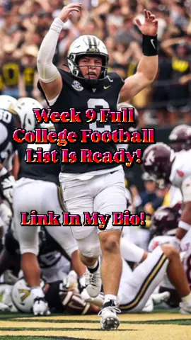 Week 9 College Football Sports Talking Is Ready! #CollegeFootball #football #nfl #sports