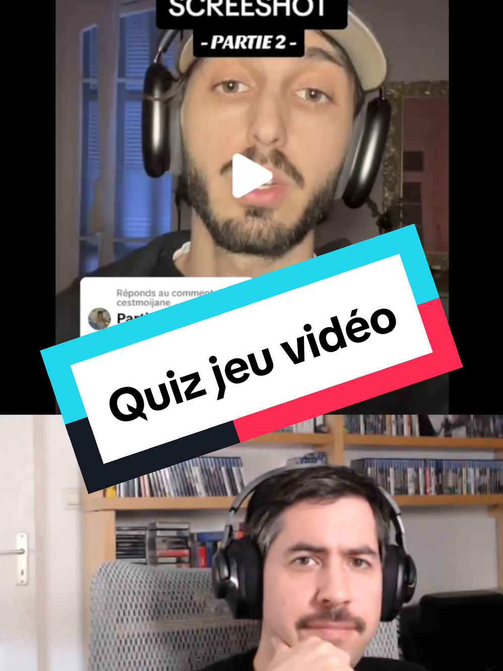 Quiz jeu vidéo #react #jeuxvideo #quiz 