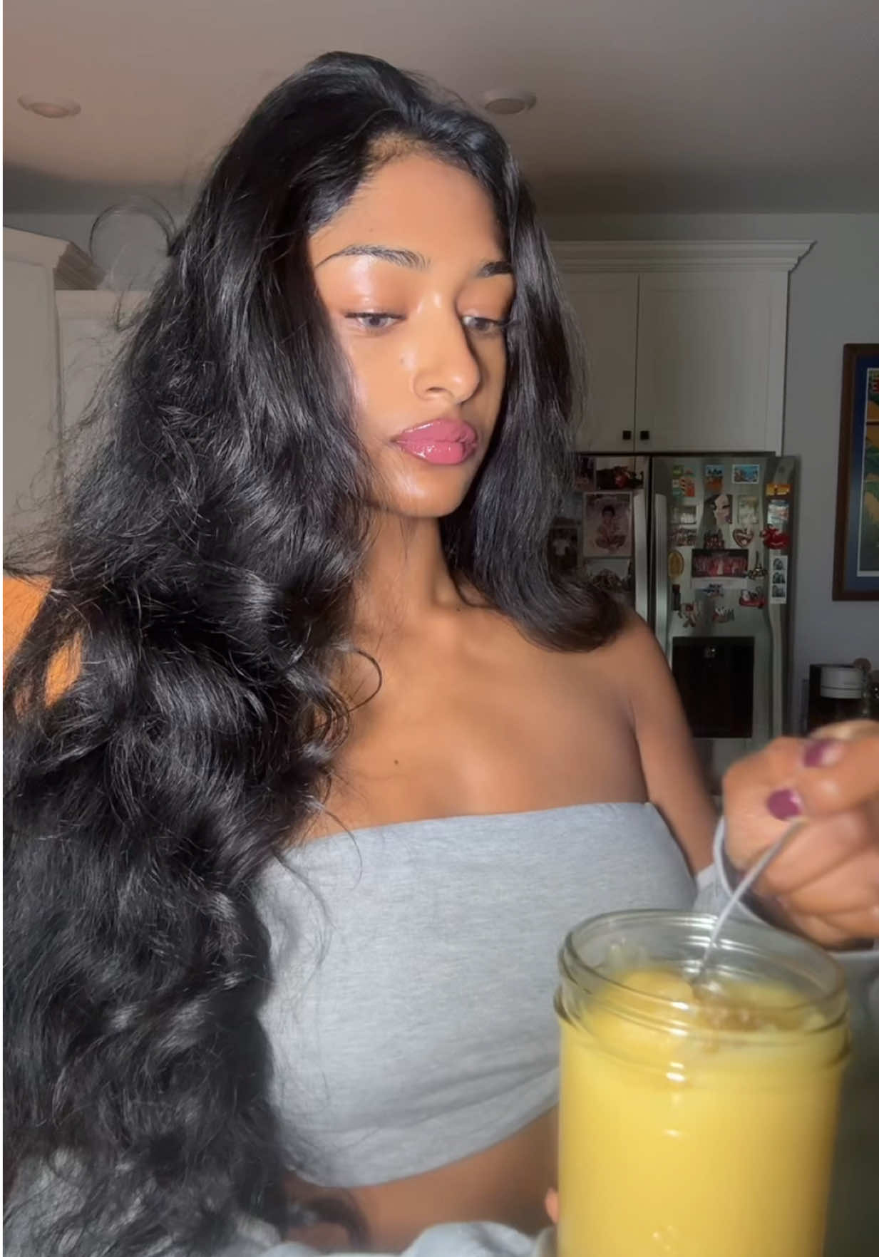 since sea moss is hard to swallow… I wear it instead lol 🖤 happy, healthy, calm skin only! @Abib Cosmetics  #abibseamossserum #spotserum #acneproneskin #redness #azelaicacid 