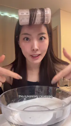 PART 21 | how to korean cleansing 💦 I'm not hate this pretty girl 🥹🩷 @crazymaymay0  cleansing gel : @Dr.Althea US green relief amino grl cleanser  no ad no money