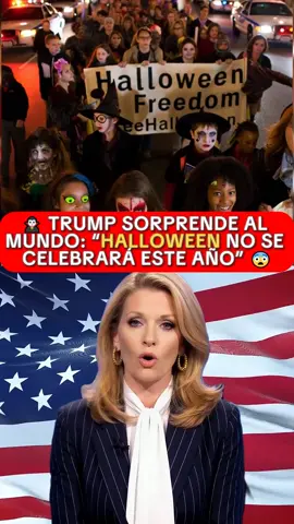 ¡PROHIBIDO HALLOWEEN! Trump firma decreto: Multa de $4,000 si te disfrazas o decoras tu casa. #news #usanews #latinousa #eeuu 