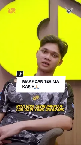 Maaf dan terimakasih RRQ Kingdom🙏🏼 #TeamRRQ #VivaRRQ #MPLS16 