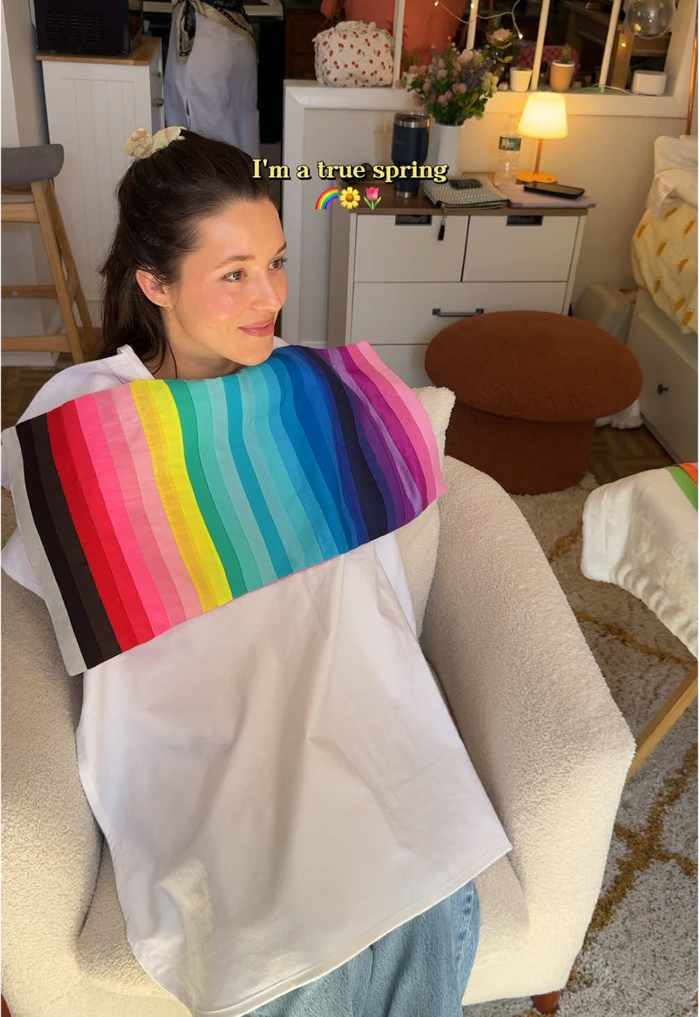 This is your sign to get your color analysis done❤️ im a true spring!! @Colour Clinic #coloranalysis #springcolors #truespring #girlythings #colortheory 