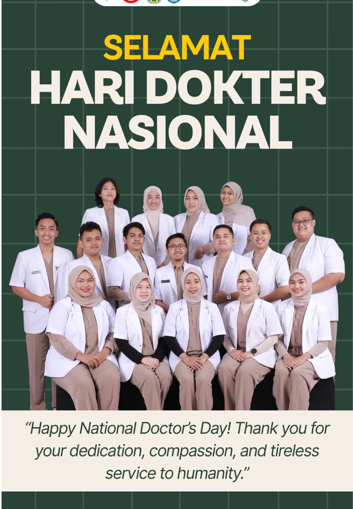 Selamat Hari Dokter Nasional!👩‍⚕️👨‍⚕️ Langsung sembuh gasi kalo dokternya cakep-cakep gini🤩 mau diperiksa sama yang mana nih ? #HariDokterNasional #Dokter #fyppppppppppppppppppppppp #Nganjuk #Capcut 