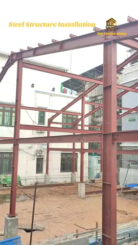 #mdy Site steel Structure 40'×60'- warehouse Installation #အိမ်ဆောက်ချင်သူများအတွက်  #ဆက်သွယ်မေးမြန်းလို့ရပါတယ် 