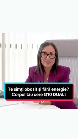 ⚡️Te simți obosit și fără energie? Corpul tău cere Q10 DUAL! Recomandat de dr cardiolog Ali Sevgean. Oboseala, moleșeala și lipsa de vlagă pot fi semne că organismul tău are nevoie de un „boost” natural. 💥 👉 Coenzima Q10 DUAL susține energia, vitalitatea și încetinește procesul de îmbătrânire celulară. Redă-ți pofta de viață — din interior spre exterior! 🌿 #coenzimaq10 #coenzimaQ10dual #antiaging 