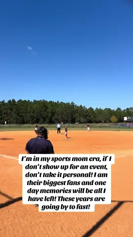 Their biggest fan, I’ll always be!! #sports #mama #softball #baseball #football 