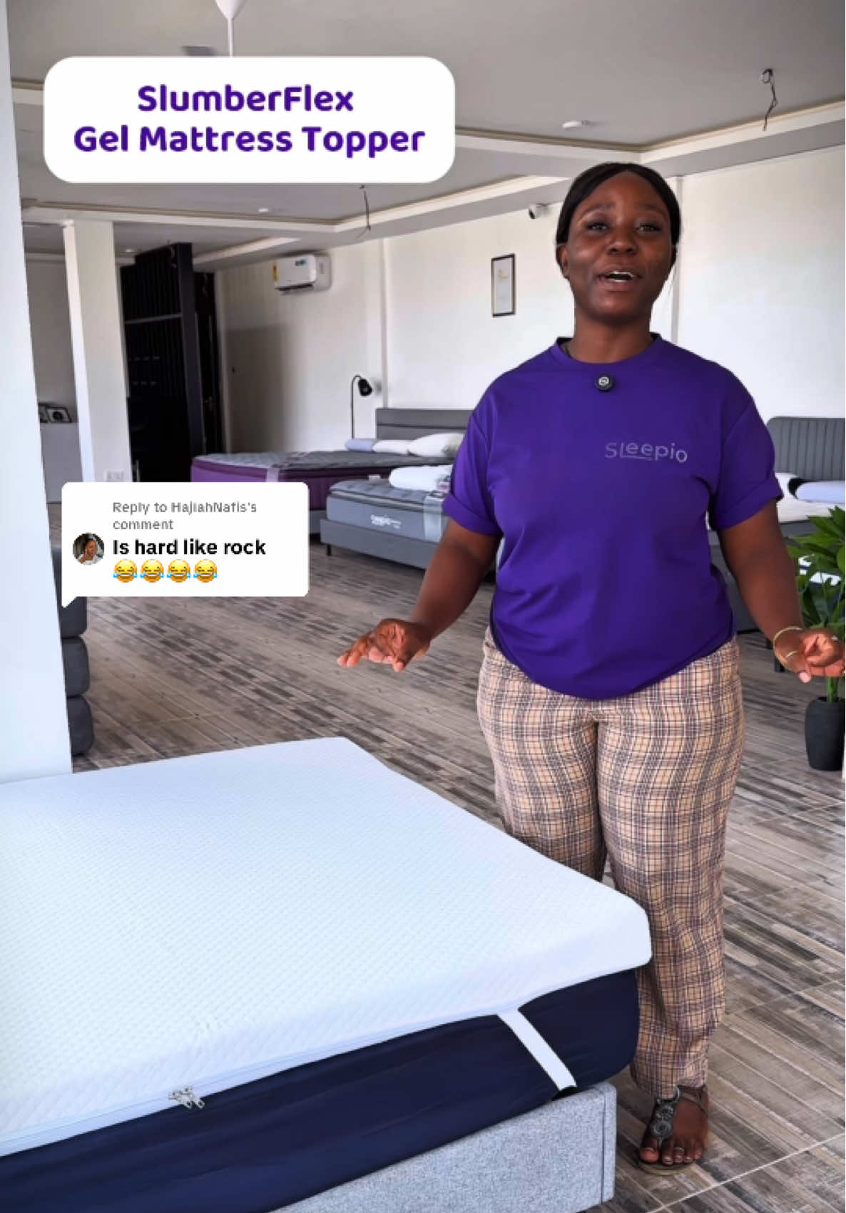 Replying to @HajiahNafis Don’t throw out your hard mattress. SlumberFlex Mattress topper has got your back. Literally! #topper #mattresstopper  Medium: ¢995 Double: ¢1320 Queen: ¢1725 King: ¢2080