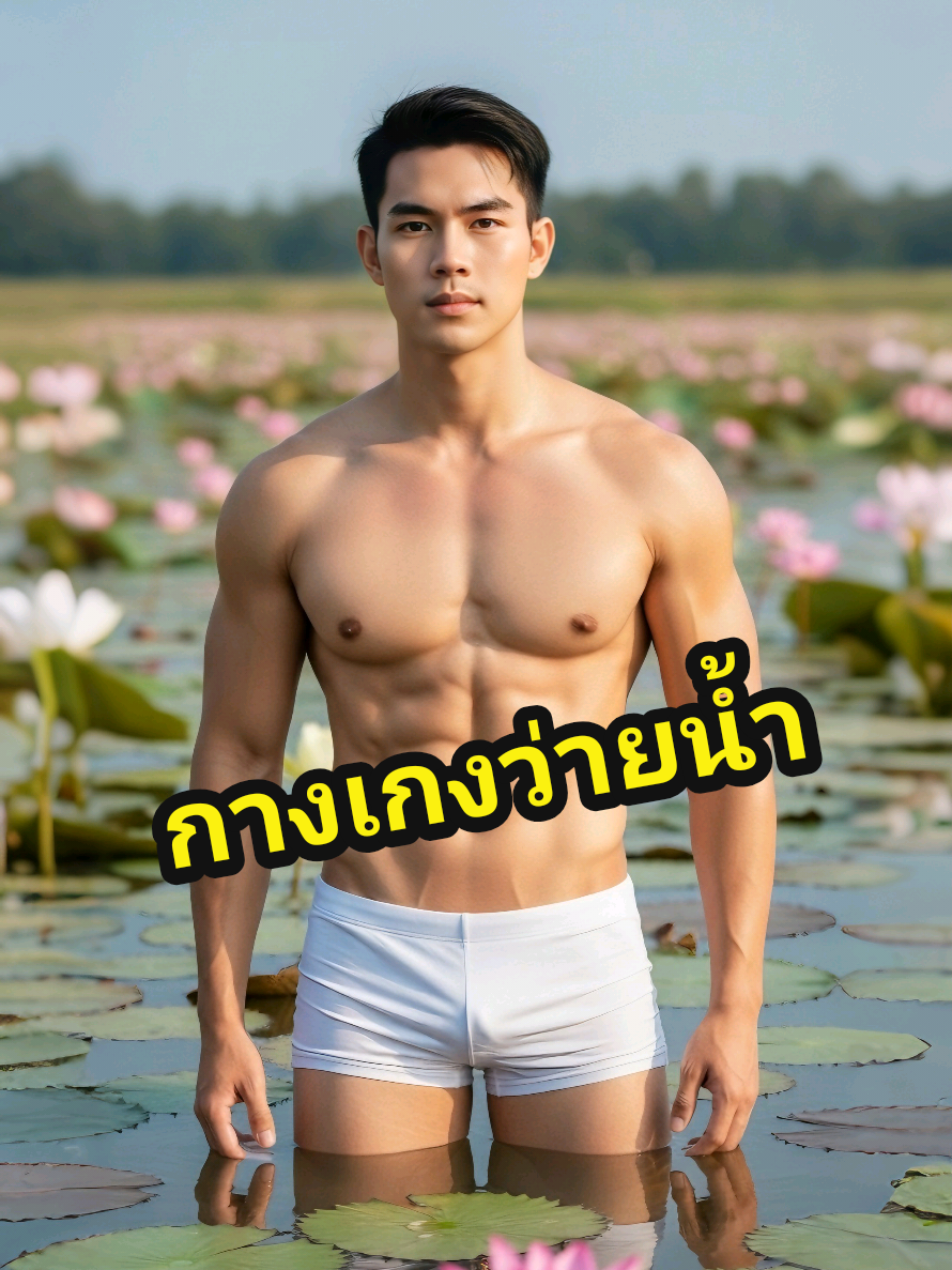 #กางเกงว่ายน้ำ #prompt #แจกpromtฟรี #สร้างภาพgemini Promt: โปรดคงใบหน้าของชายหนุ่มจากภาพต้นฉบับไว้เหมือนเดิม 100% โดยห้ามเปลี่ยนแปลงหรือตกแต่งลักษณะใบหน้าใด ๆ ทั้งสิ้น ใช้ภาพต้นฉบับเป็น reference เพื่อรักษาอัตลักษณ์ใบหน้าอย่างแม่นยำ ไม่จำเป็นต้องใช้ท่าทางจากภาพต้นฉบับ สร้างภาพพอร์ตเทรตสมจริง (Realistic Portrait) รายละเอียดสูง ความละเอียด 4K อัตราส่วน 9:16 แสงธรรมชาติคุณภาพแบบถ่ายจริง ลักษณะบุคคล: ชายหนุ่มชาวไทยอายุประมาณ 20 ปี ผิวขาวอมชมพู รูปร่างกำยำสมส่วน มีกล้ามท้องชัดเจน กล้ามแขนแข็งแรงทั้ง forearms และ upper arms ไม่สวมเสื้อ สวมกางเกงว่ายน้ำสีกรม ตามแบบในภาพอัปโหลด สถานที่และองค์ประกอบภาพ: ยืนกลางสระบัว รายล้อมด้วยดอกบัวสีชมพูและสีขาว แสงอ่อนยามเช้า โทนภาพอบอุ่น สดใส ผิวมีประกายสะท้อนแสงแดดอย่างเป็นธรรมชาติ ฉากหลังเป็นท้องฟ้าและแนวต้นไม้เบลอเล็กน้อย มุมภาพครึ่งตัว (half-body shot) ความคมชัดสูง keywords: photorealistic, high detail, natural morning light, soft warm sunlight, lotus pond, 4K portrait, 9:16 ratio