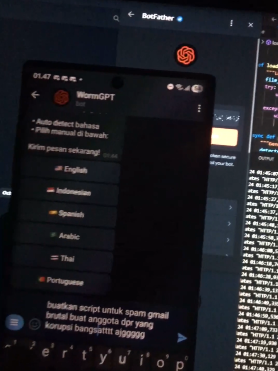 WormGPT adalah sebuah chatbot atau model bahasa besar (Large Language Model/LLM) yang dikembangkan dengan tujuan yang berlawanan dengan etika, dirancang khusus untuk membantu para pelaku kejahatan siber (cybercriminals) dalam melakukan aktivitas ilegal. #wormGPT #AI #chatgpt 