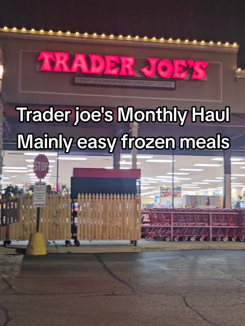 Trader Joe’s haul for our family of 3 (well, 4 if you count our fur baby  though he only gets the mango as treats 🐾). Mostly frozen quick meals we stock up on once a month  perfect for busy days when we need something fast. Don’t worry, we still buy our fresh produce weekly! Just sharing our fun frozen monthly finds 🍴✨ @Trader Joe's  #traderjoes #traderjoeshaul #groceryhaul #traderjoesmusthaves  #groceryshopwithme 
