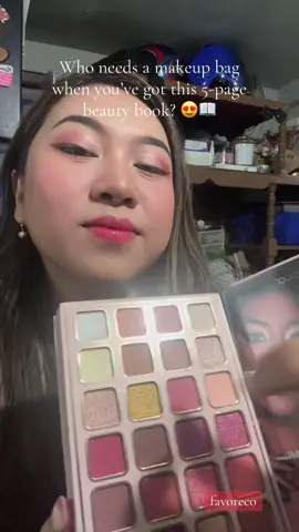 Your all-in-one makeup book is here! 78 shades for eyes, face & lips 💋 #makeup #beauty #fyp #viral #reel 