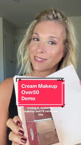 Comment MAKEUP for Color match  I recently turned 64 and I can’t even tell you how many years I struggled before finding this cream foundation. It was the answer to every single issue I was having with make up.  I did not wear foundation, just some blush and concealer and eye makeup. But then my skin just started looking so dull and dry. When I was younger, I experimented with it, but just never got the hang of it. I was really bad at makeup. In my late 40s, I started looking for a makeup that I could wear when I went out and just had fail after fail after fail. It seemed like everything just accentuated the new texture, dullness, fine lines, etc.. I had pretty much given up, then came across someone applying this make up on Instagram and for the first time in my life I reached out to her and got Color Match matched virtually. I was 58.  I instantly fell in love with how it looked on my skin because it looked so natural. And the colors were so much more skin like than anything else I’ve ever tried.  She sent me a video of herself showing how to apply it and I do the same for my customers. It was very helpful. I had to literally take notes because I was so clueless. But I loved it so much and found that I caught on really quickly. I have tried other types of foundation over the past five years. And nothing compares.  Another thing that is so great about this is that it’s customizable. We have different size pallets. So you fill your pallet how you want it, and you don’t have to contour every day. You don’t have to contour at all. Do what you want. I do suggest you try it and learn how to do it.  It might be surprising to know that this is really quick and easy also. Because it’s only one pallet you’re not fiddling with different containers.  It blends really easily, you literally almost can’t mess it up. The brush doesn’t muddle it -it’s crazy.  You can also just apply it with a brush. I like to demonstrate this method on videos for the visual.  There are 30 day returns and I’m here to guide you once your make up arrives if you need.  Cream makeup really is so much better for mature skin ! #over50makeup #creamfoundation #beautyover40