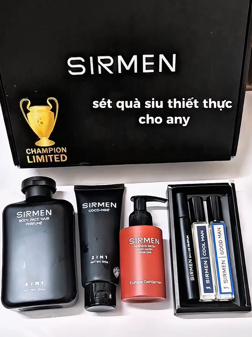 Set quà siu thiết thực cho any có ở đây nha #myphamnamsirmen  #suatamgoinam #suaruamatnam #sirmen #nuochoanam  @myphamnamsirmen 