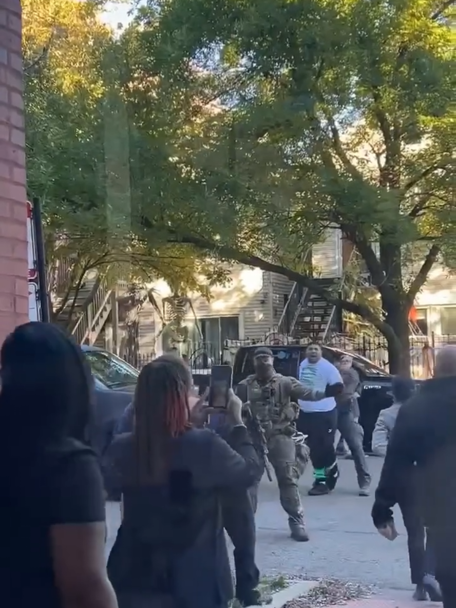 Reporting Ice Activity By 1701 W Superior Chicago  10-24-25 #shorts #immigration #chicago #fyp #ice 