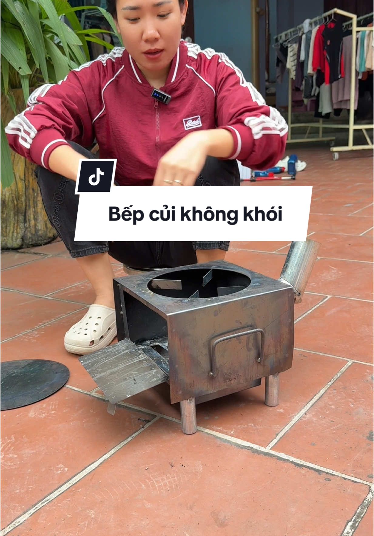 Bếp củi không khói tiện lợi #bepcuikhongkhoi #bepcuikhongdennoi #bepcuikhongkhoithongminh 