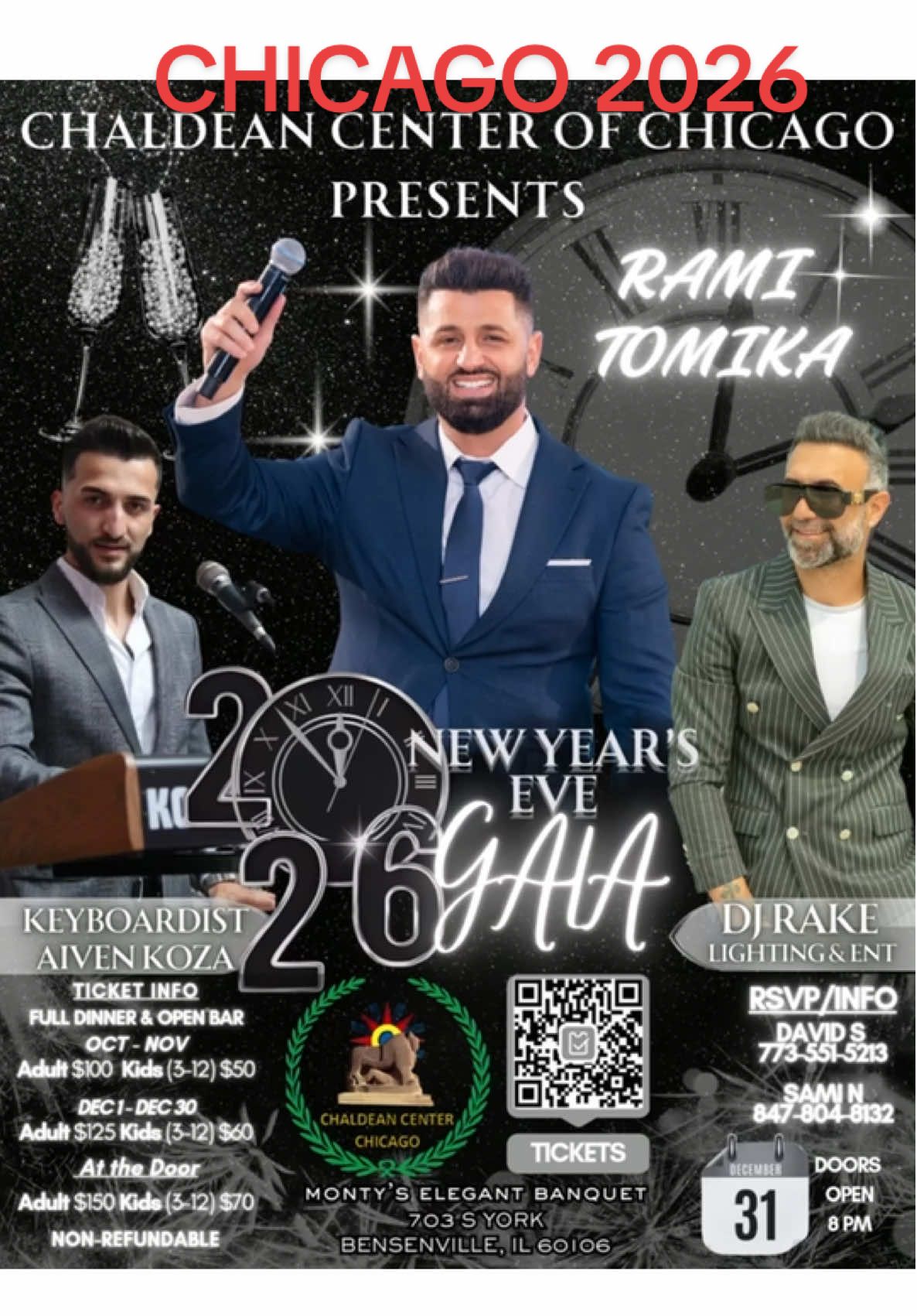 #CHICAGO #NEWYEARS #2026 #ramitomika @aivenkoza @Dj.raki 
