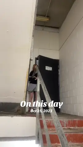 #onthisday fire escape happs