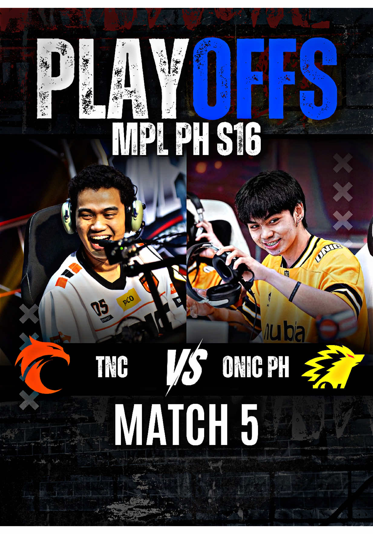 Highlights • ONIC PH VS TNC - GAME 5 || MPL PH S16 | PLAYOFFS DAY 3  #MLBB9TH #MLBB #fyp 
