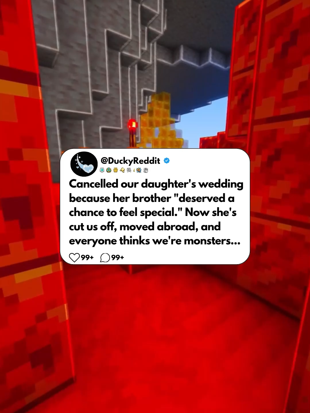 Cancelled our daughter's wedding because her brother 