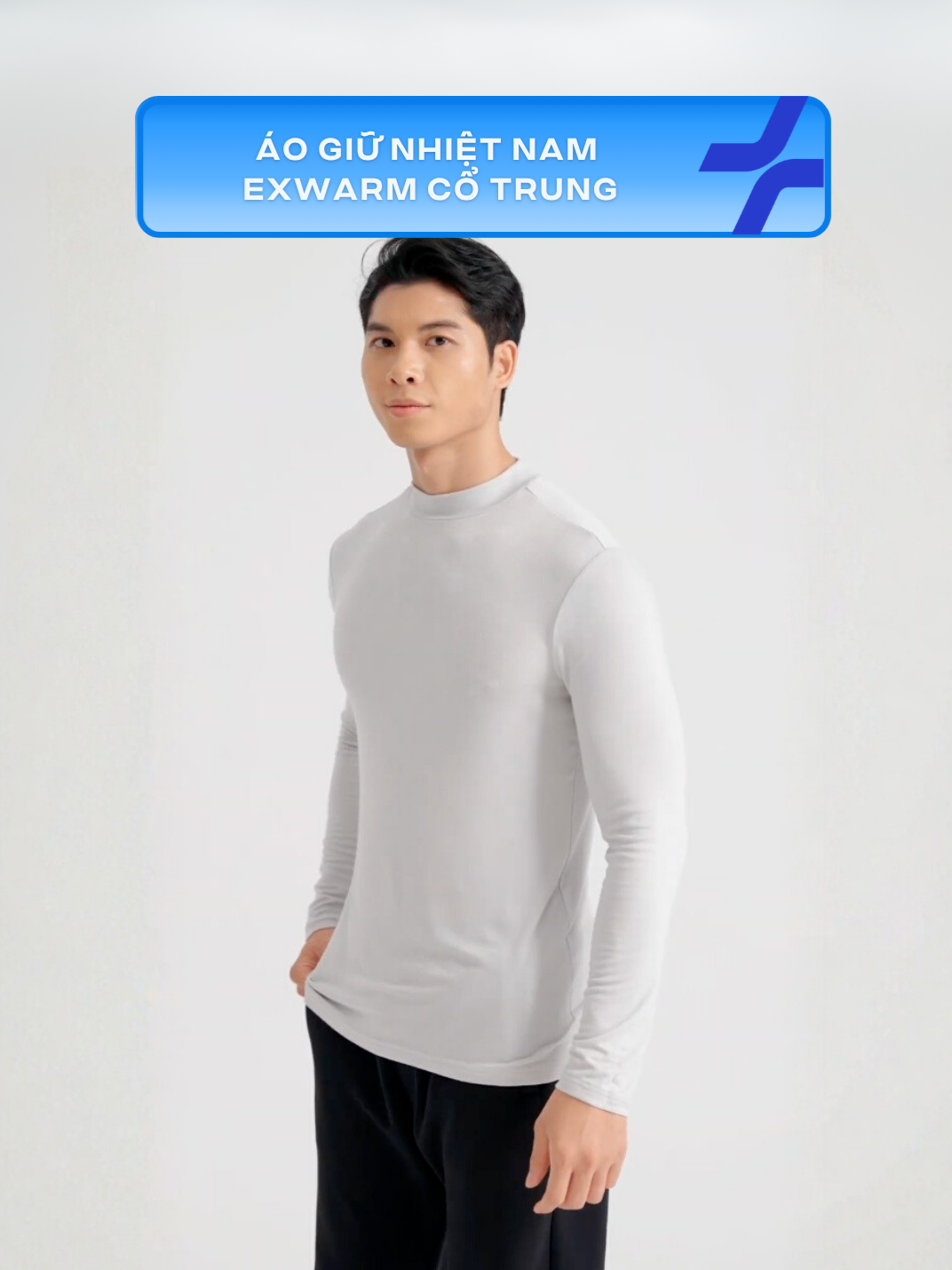 Áo giữ nhiệt Nam ExWarm Cổ trung - chống lạnh, co giãn thoải mái - mua liền! #Coolmate #Muataitiktokshop #TikTokFashion #muadong #gym #chaybo #fyp #aogiunhiet