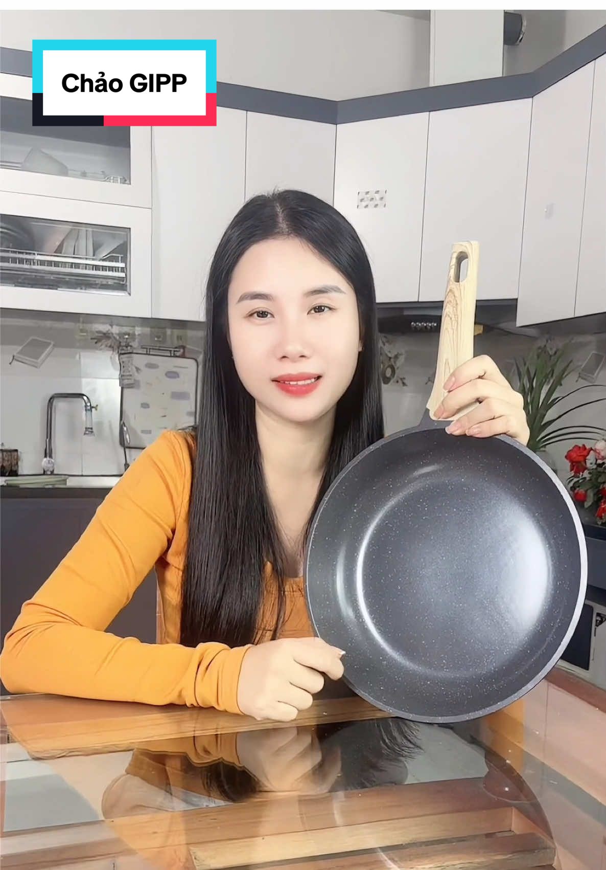 Chảo chống dính men đá GIPP #gipp #chaogipp #chaochongdinh 