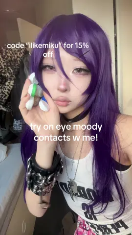 cute dolly contacts from @Eyemoody Colored Contacts ! use code “ilikemiku” for 15% off! #contactslenses #coloredcontacts #douyinmakeup #eyemoody #contacts 