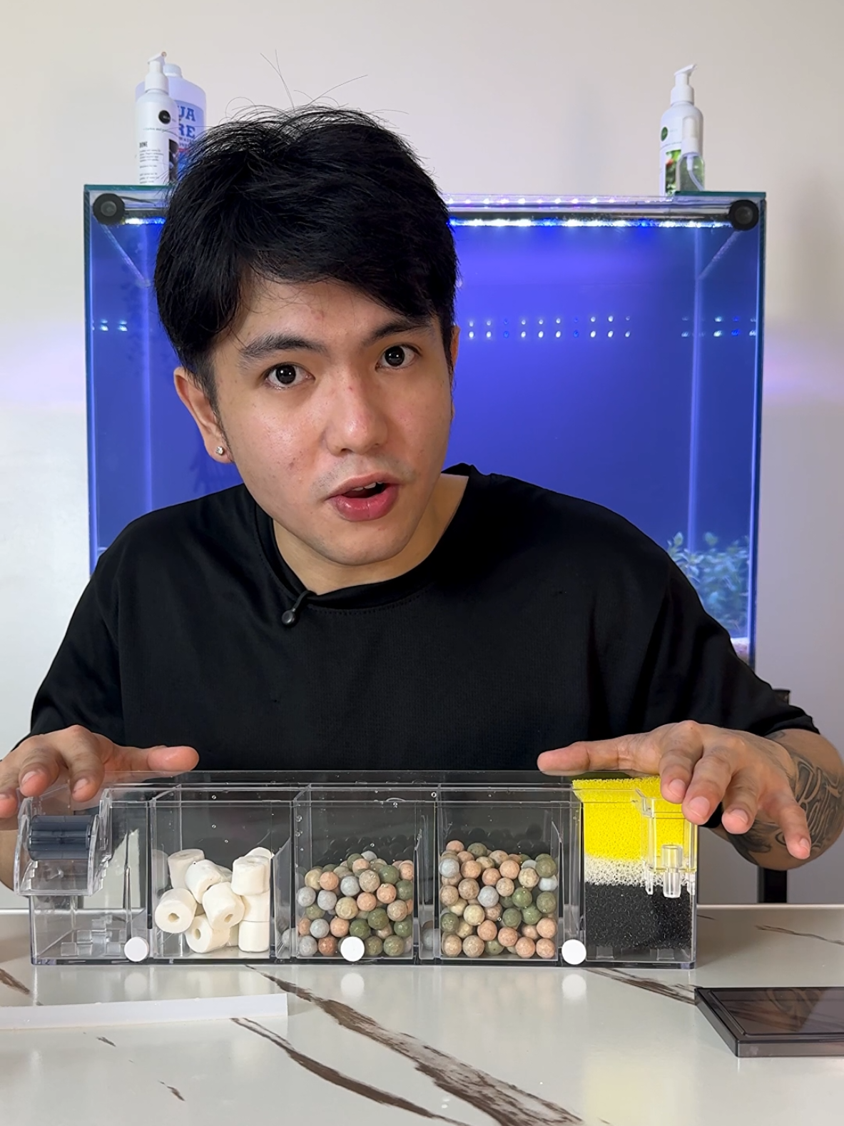 SOBO Aquarium Top Filter para sa inyong aquarium. May iba't ibang size pa po yan depende kung ilang gallons ang aquarium niyo. ☺️💙 #aquarium #fishkeeping #fish #fishthings 