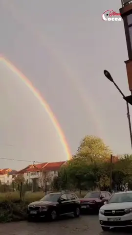 Curcubeul e promisiunea tăcută a cerului că lumina se întoarce întotdeauna🌈 #voceabotosani #botosani 