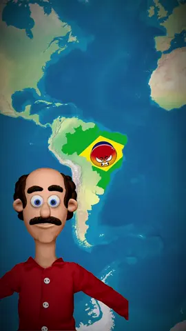 se o Brasil quisesse dominar o mundo inteiro #geografia #vocesabia #curiosidades #misterio #mapa 