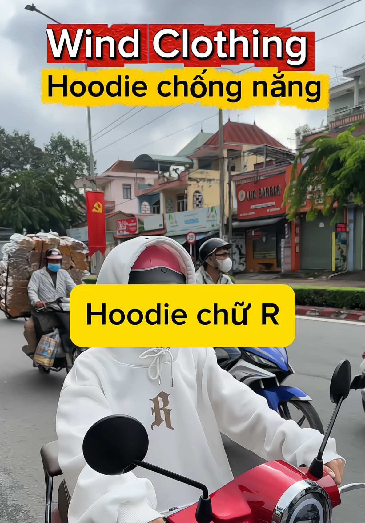 Chống nắng bằng chiếc áo nỉ bông dày dặn nhà Wind nha #WindClothing #xuhuong #chongnang #hoodie #aokhoac 